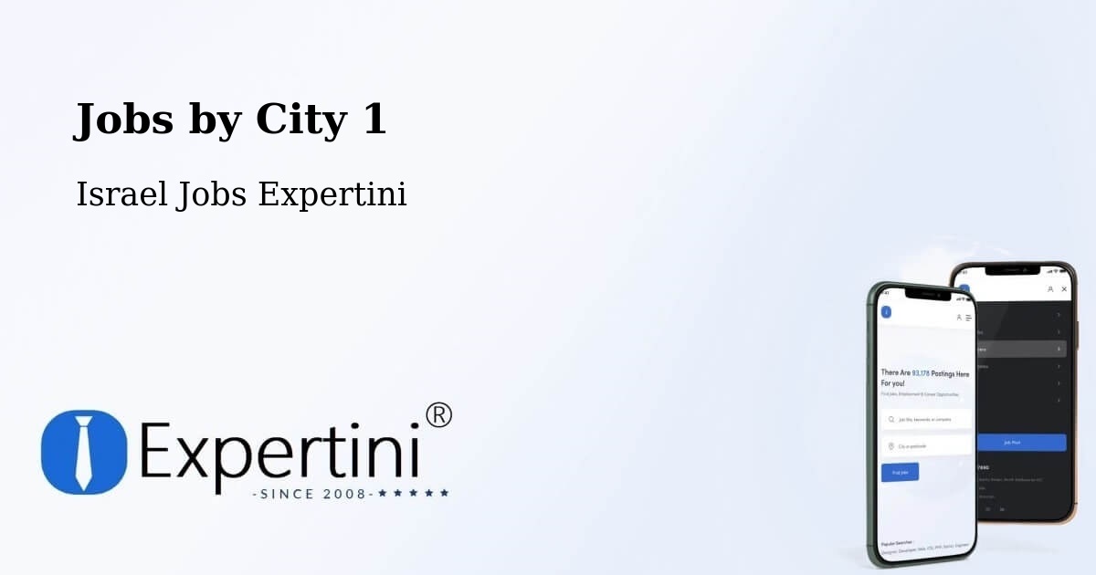 City Jobs in Israel - Expertini