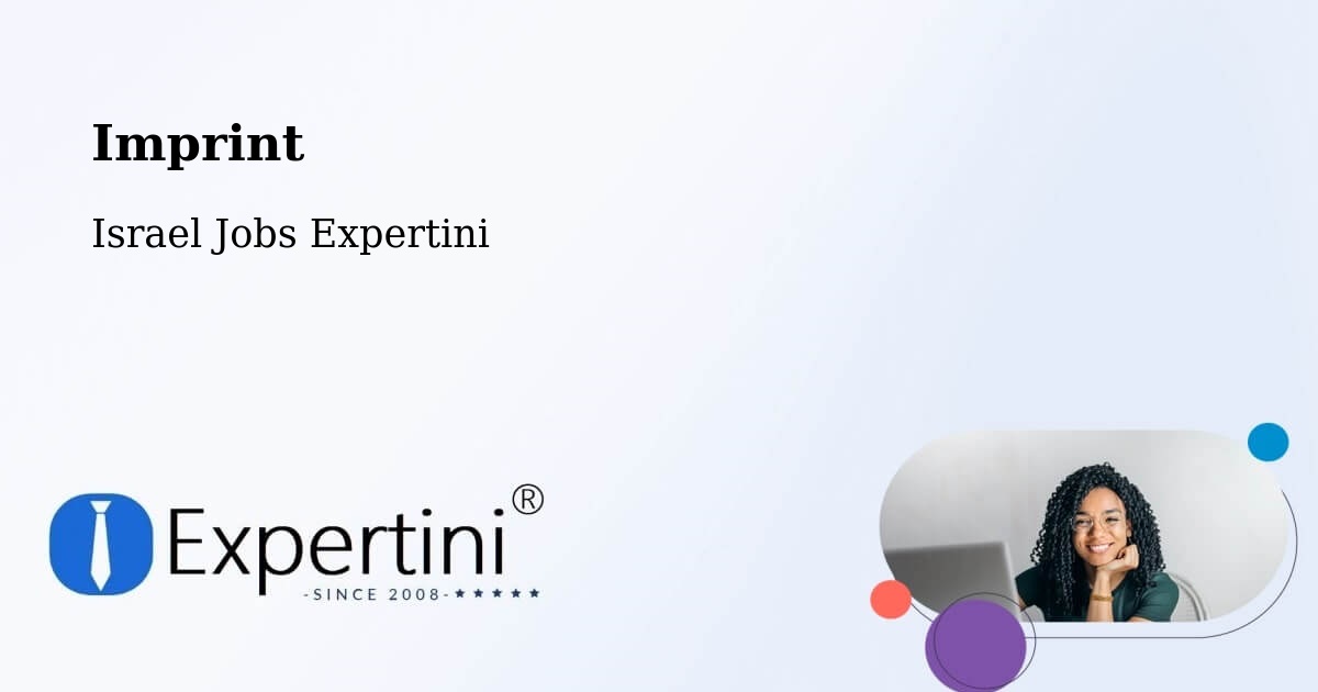 Imprint – Kfar Saba - Israel Jobs Expertini