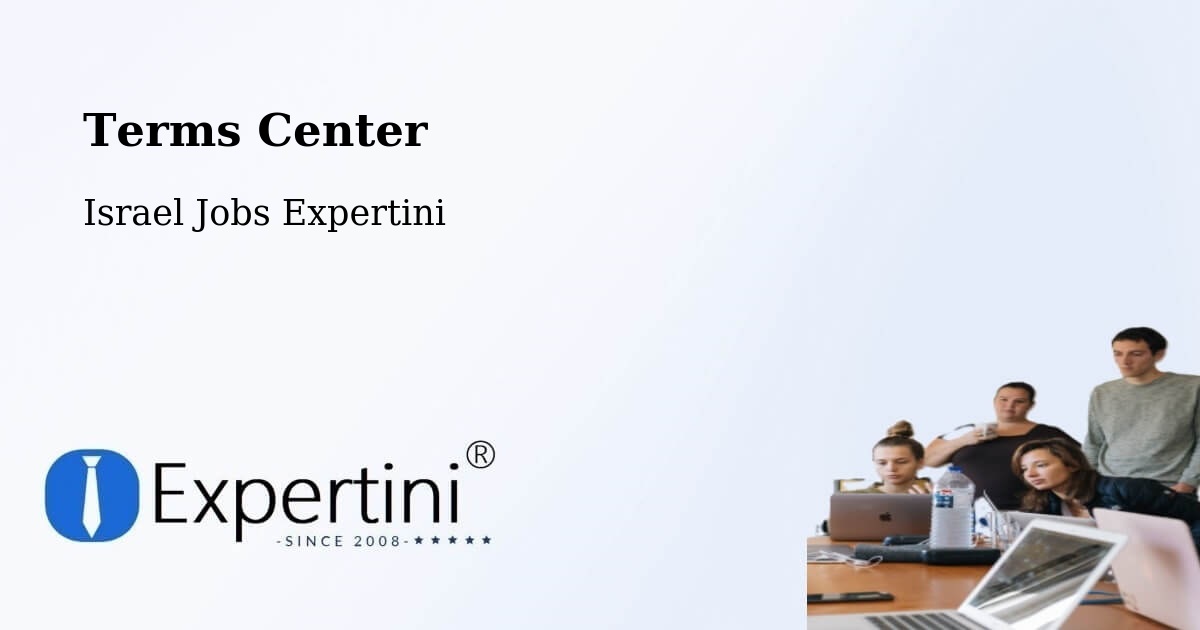 Terms of Service – Kfar Saba - Israel Jobs Expertini